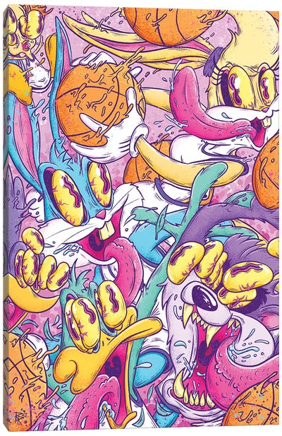 Jam-Packed Canvas Art Print - Bugs Bunny