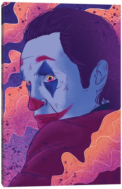 Joker Canvas Art Print - Raco Ruiz