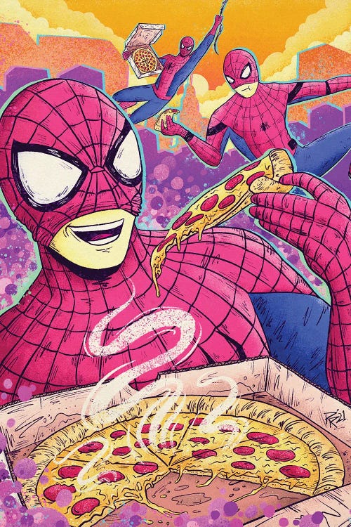 Pizza Time by Raco Ruiz wall art