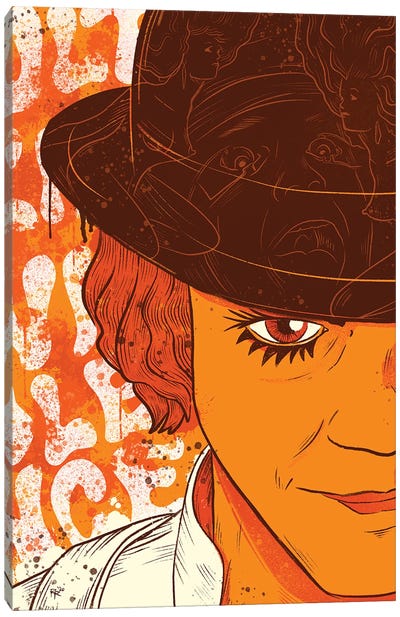 A Clockwork Orange Canvas Art Print - Raco Ruiz