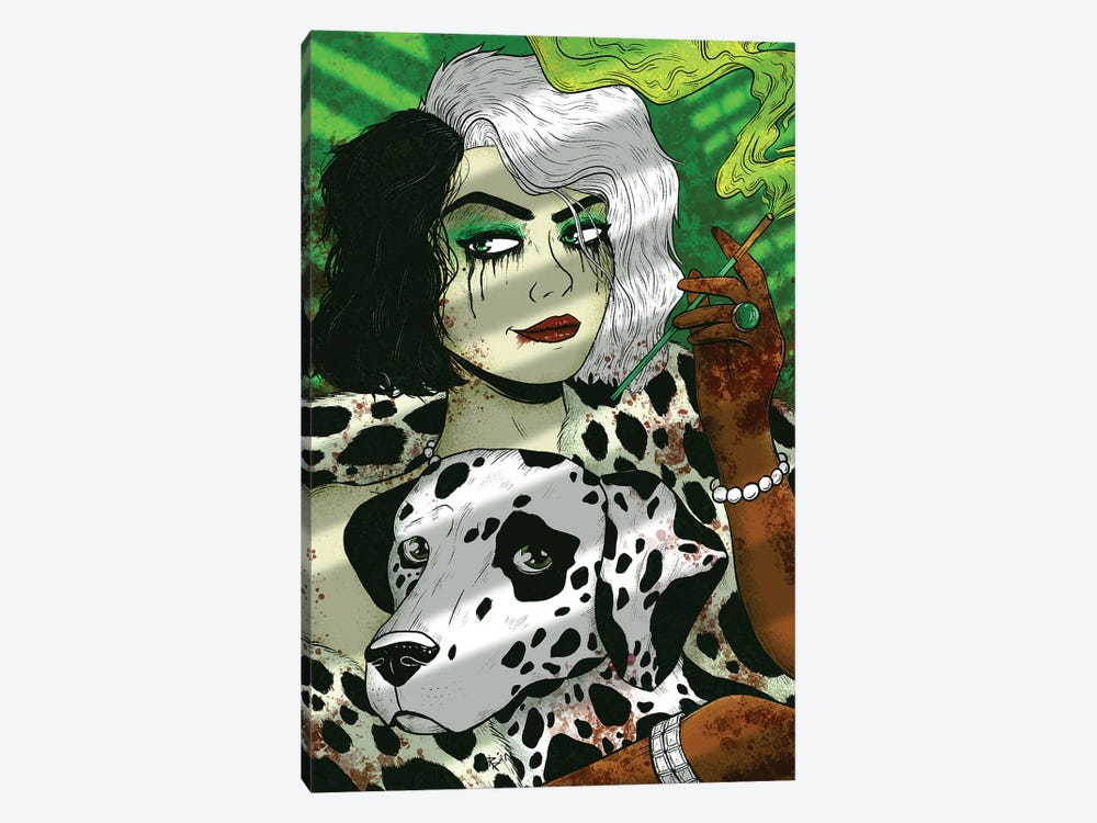 Cruella by Raco Ruiz 1-piece Canvas Print