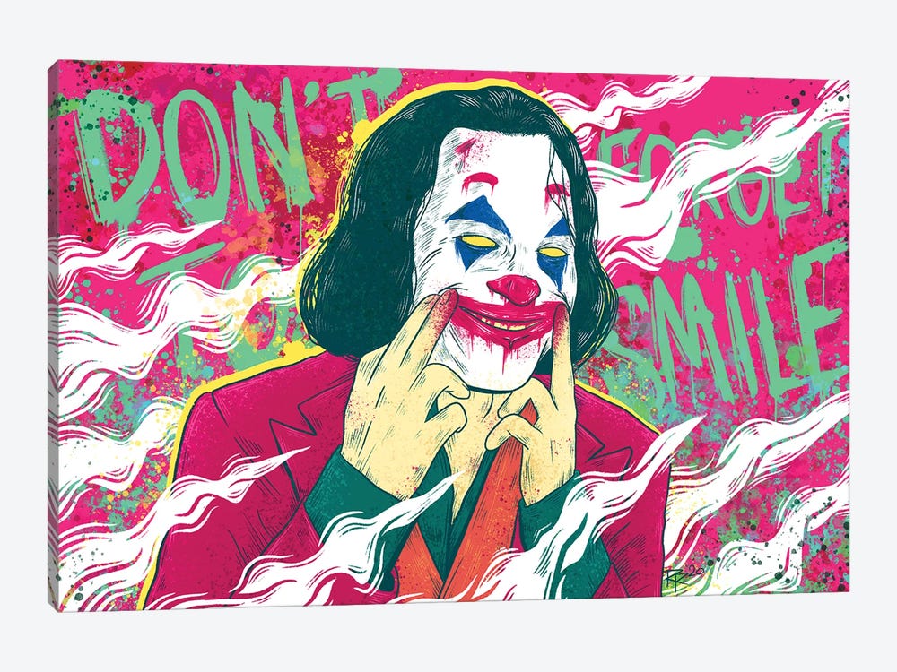 Don't Forget To Smile by Raco Ruiz 1-piece Art Print