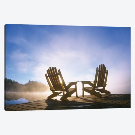 Relaxing Morning Canvas Print #RVD103} by Dave Reede Canvas Art Print