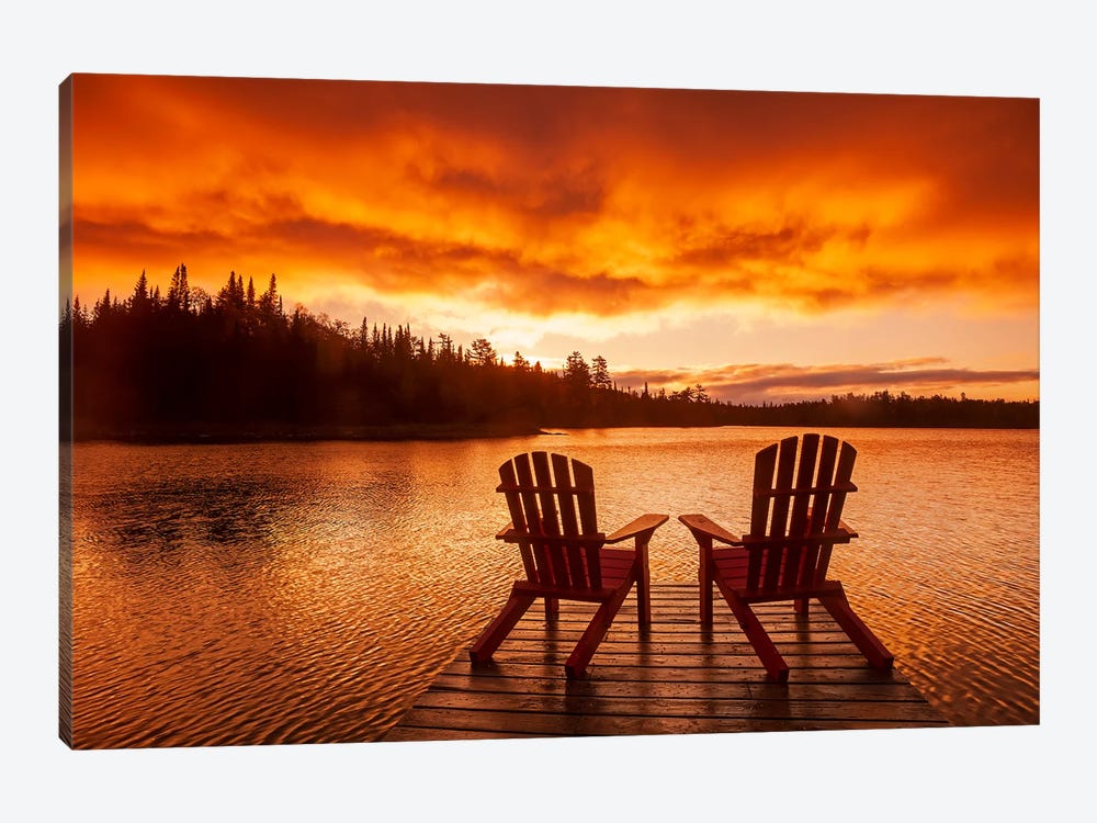 Being There At Sunrise by Dave Reede 1-piece Canvas Art Print