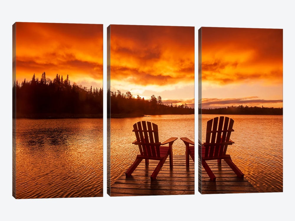 Being There At Sunrise by Dave Reede 3-piece Art Print