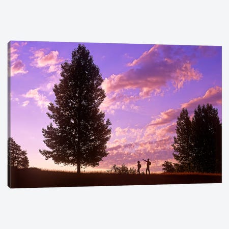 Early Morning Hike Canvas Print #RVD19} by Dave Reede Canvas Art Print