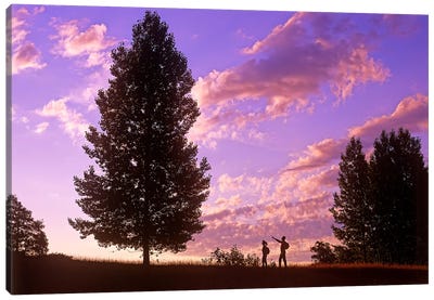 Early Morning Hike Canvas Art Print