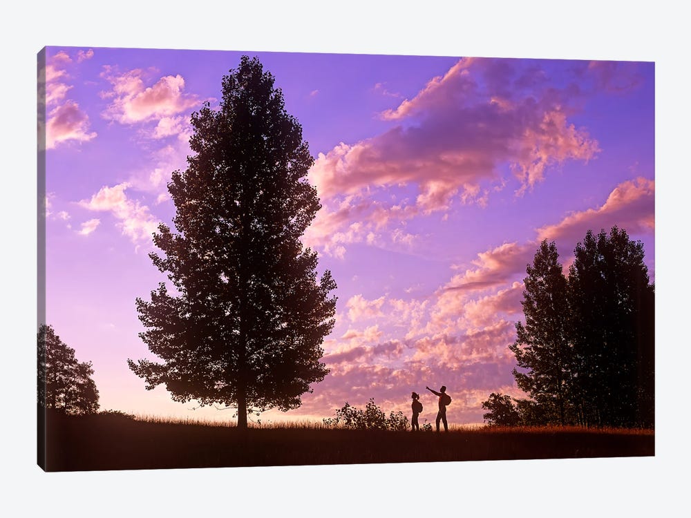 Early Morning Hike by Dave Reede 1-piece Canvas Artwork