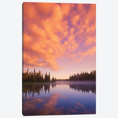 Sunrise Over Northern Rive Canvas Print #RVD201} by Dave Reede Canvas Wall Art