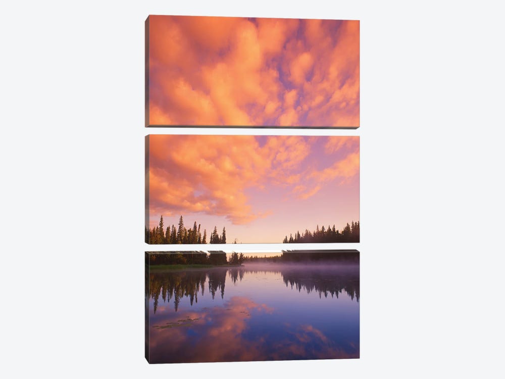 Sunrise Over Northern Rive by Dave Reede 3-piece Canvas Artwork