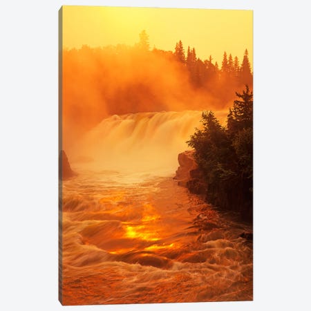 Northern Waterfalls Canvas Print #RVD46} by Dave Reede Art Print