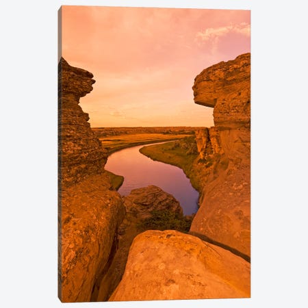 Writing On Stone Provincial Park Canvas Print #RVD90} by Dave Reede Art Print