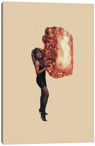 Whats Lasagna Got To Do With It Canvas Art Print - Tina Turner