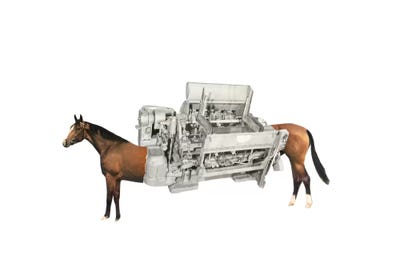 Horsepower by Richard Vergez canvas print