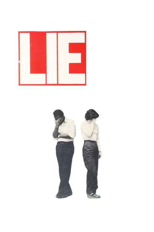 Lie by Richard Vergez wall art