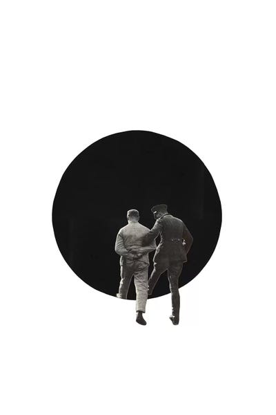 March To The Abyss by Richard Vergez canvas print