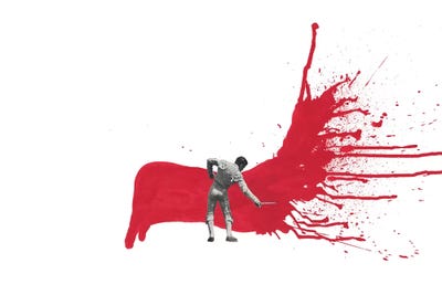 Matador I by Richard Vergez canvas print