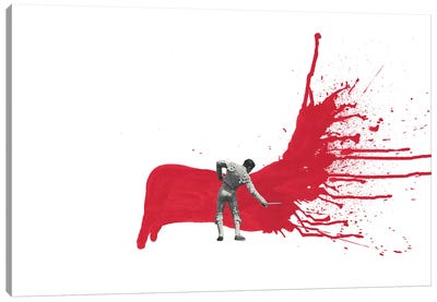 Matador I Canvas Art Print - Extreme Sports Art
