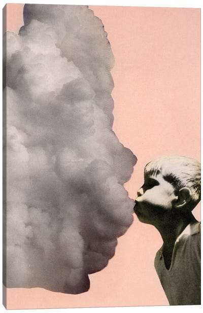 Exhalation Canvas Art Print - Richard Vergez