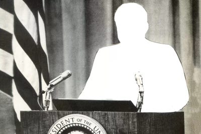 Unpresidented by Richard Vergez framed canvas print