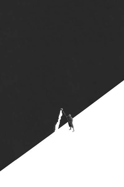 White Wash by Richard Vergez canvas print