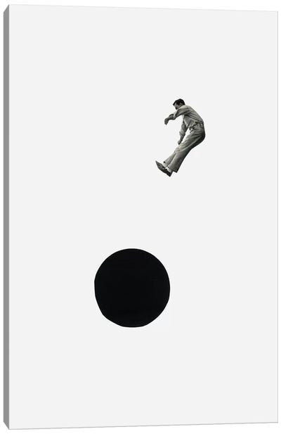 Into The Abyss Canvas Art Print - Minimalist Living Room