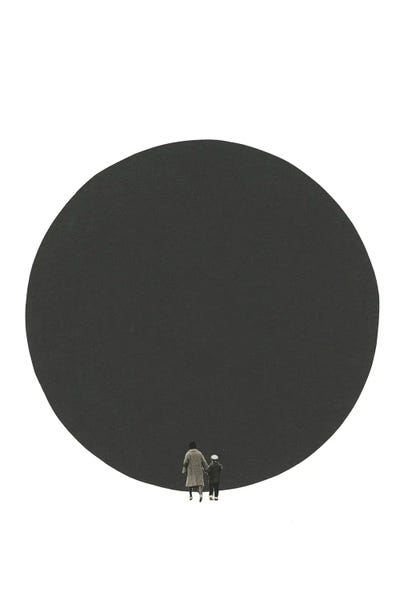 Going Out Again by Richard Vergez framed canvas print