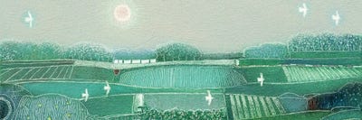 The Dimming Light by Rob van Hoek multi panel art