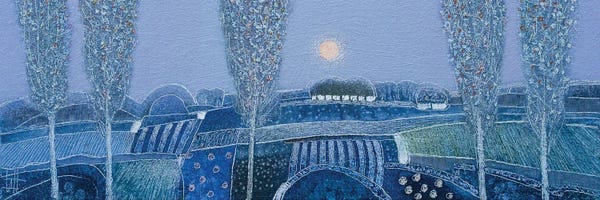 Monochromatic Moments: In This Evening Blue by Rob van Hoek