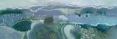 Out On The Wiley, Windy Moors by Rob van Hoek multi panel art