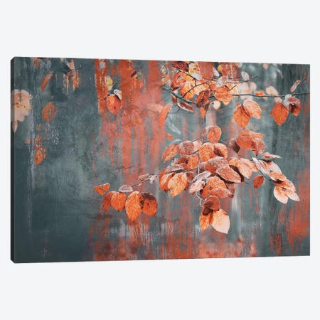 Art With Picturesque Autumn Leaves Canvas Print #RVS4} by Rob Visser Canvas Wall Art