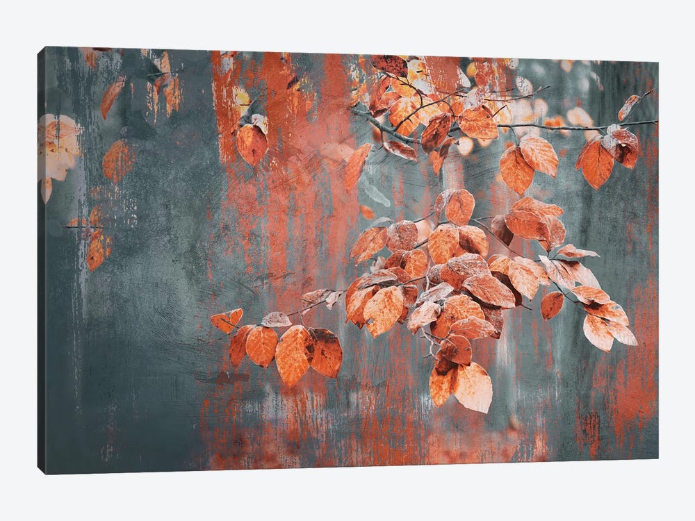 Art With Picturesque Autumn Leaves by Rob Visser 1-piece Art Print