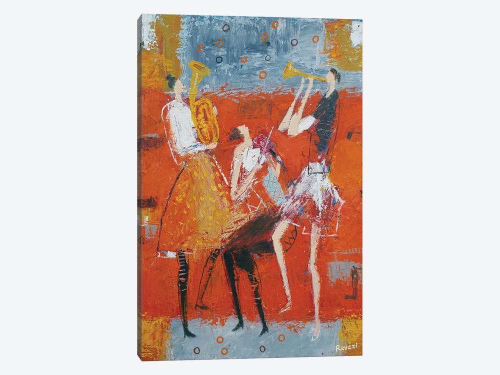 Female Trio by Gia Revazi 1-piece Canvas Art