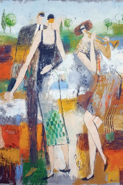 Masquerade by Gia Revazi canvas print