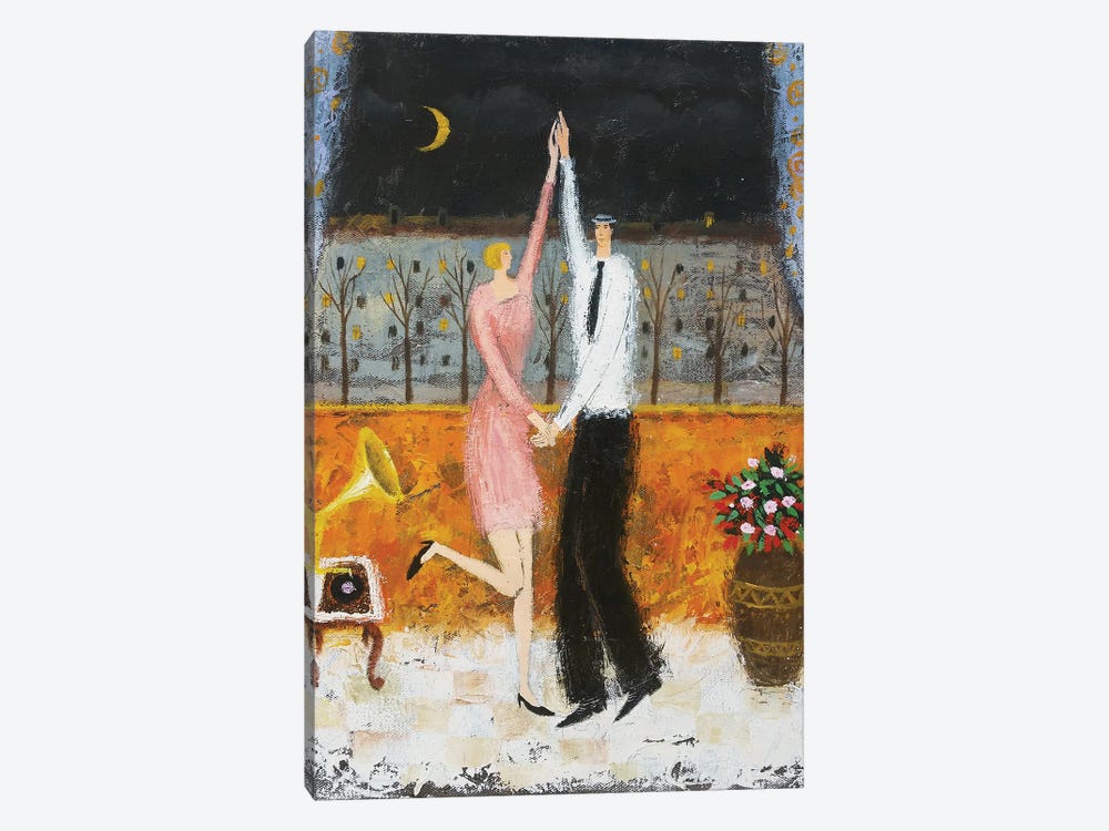 Night Dancers by Gia Revazi 1-piece Canvas Print