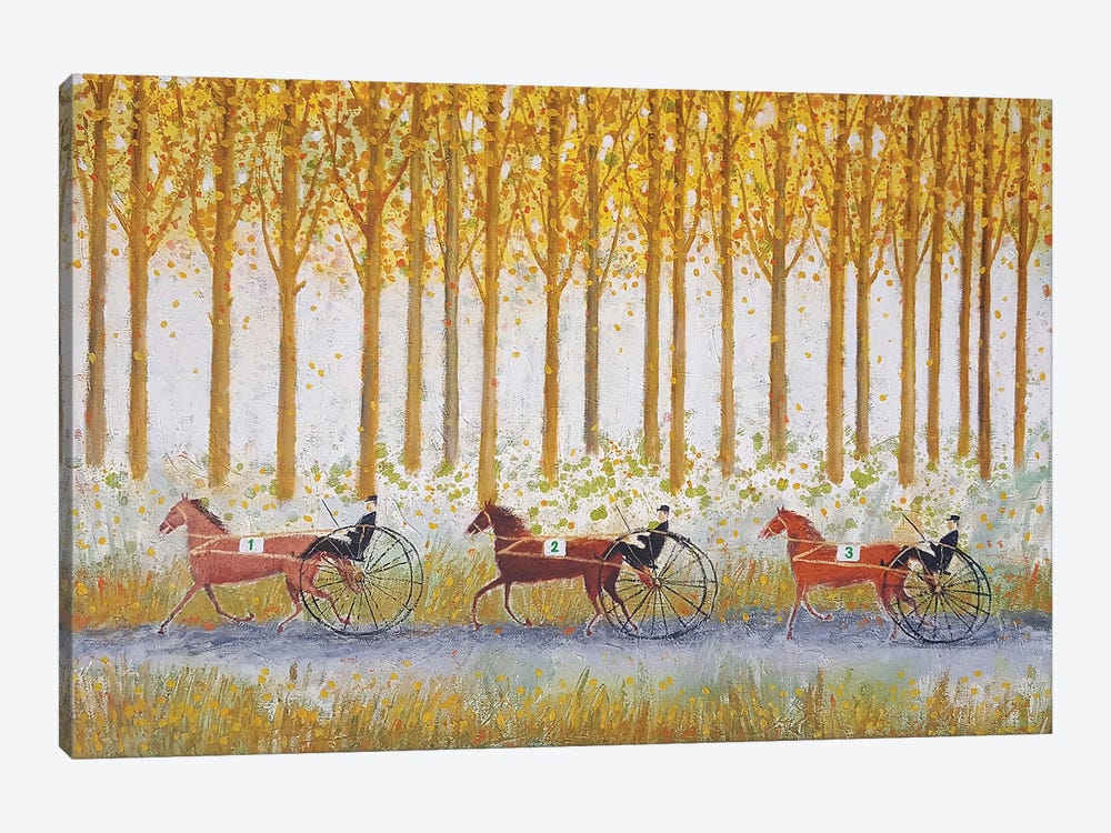 Autumn In The Forest by Gia Revazi 1-piece Canvas Print
