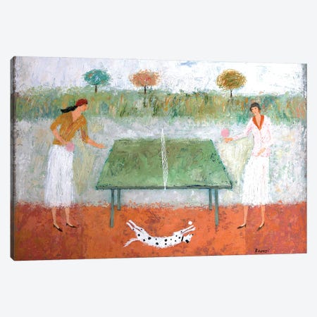 Ping - Pong Canvas Print #RVZ22} by Gia Revazi Canvas Art