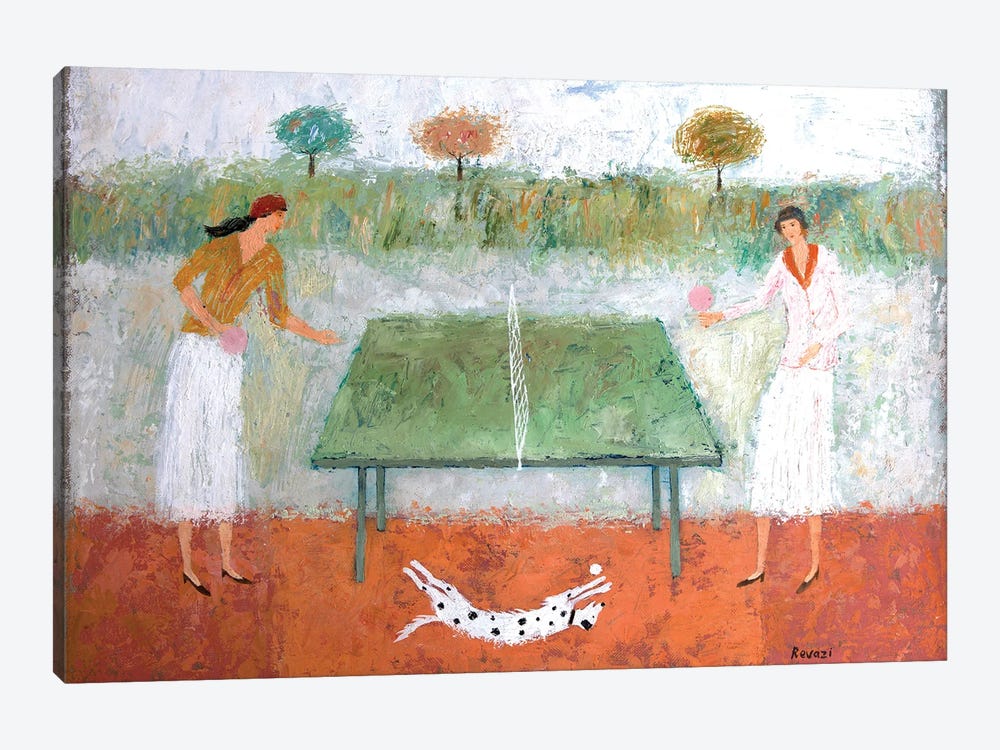 Ping - Pong by Gia Revazi 1-piece Canvas Art
