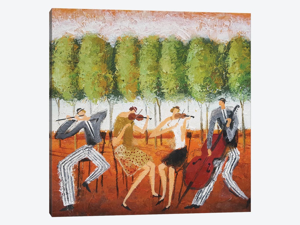 Quartette by Gia Revazi 1-piece Canvas Art Print