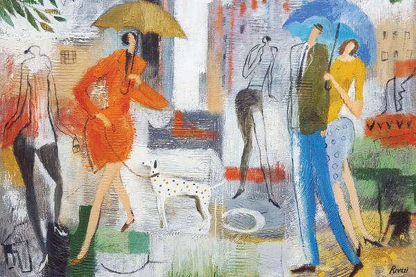 Streets: Rainy City by Gia Revazi