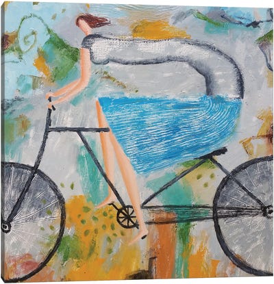Bicyclette Canvas Art Print - Gia Revazi