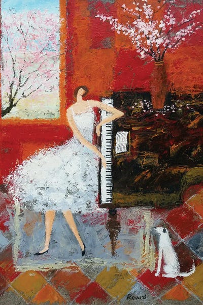 Unexpected Red: Spring Melody by Gia Revazi