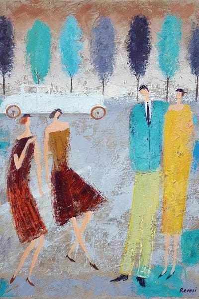 Urban Park by Gia Revazi art print