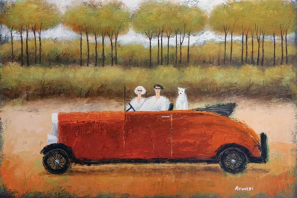 Complementary Colors: Car Ride by Gia Revazi