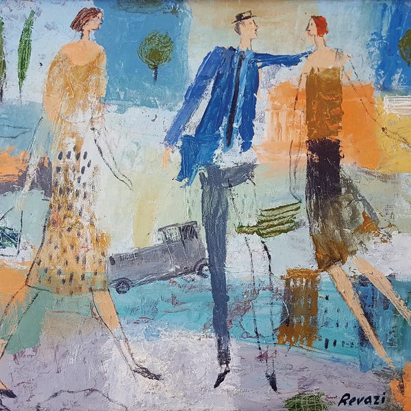 Complementary Colors: Central Park by Gia Revazi