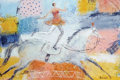 Circus Rider by Gia Revazi art print