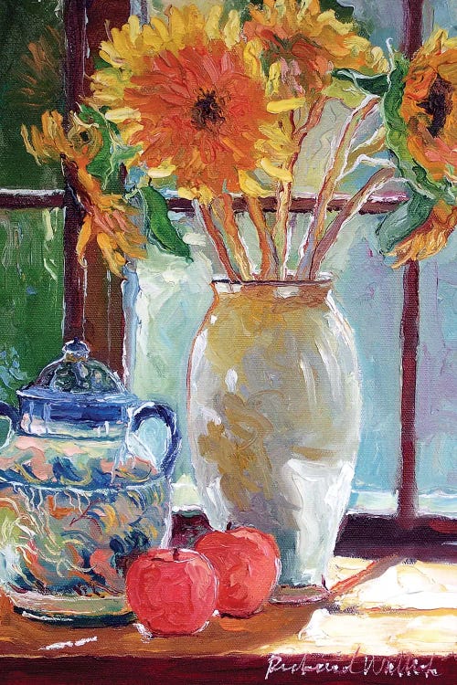 Sunflowers In A Vase