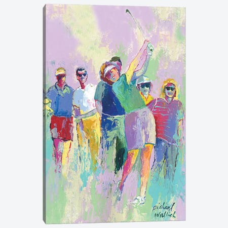 Women's Golf Canvas Print #RWA195} by Richard Wallich Canvas Art Print