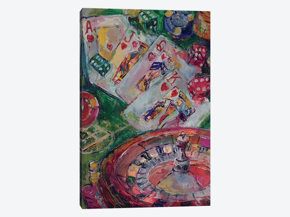 Casino Art by Richard Wallich 1-piece Art Print