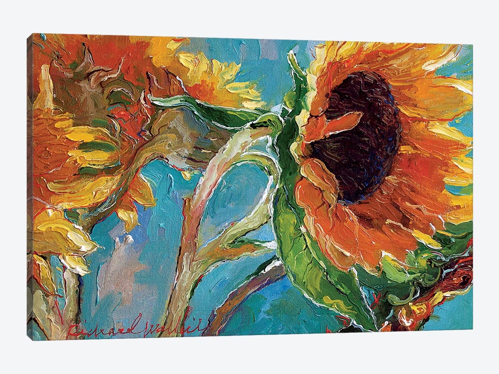 Sunflowers V by Richard Wallich 1-piece Canvas Artwork